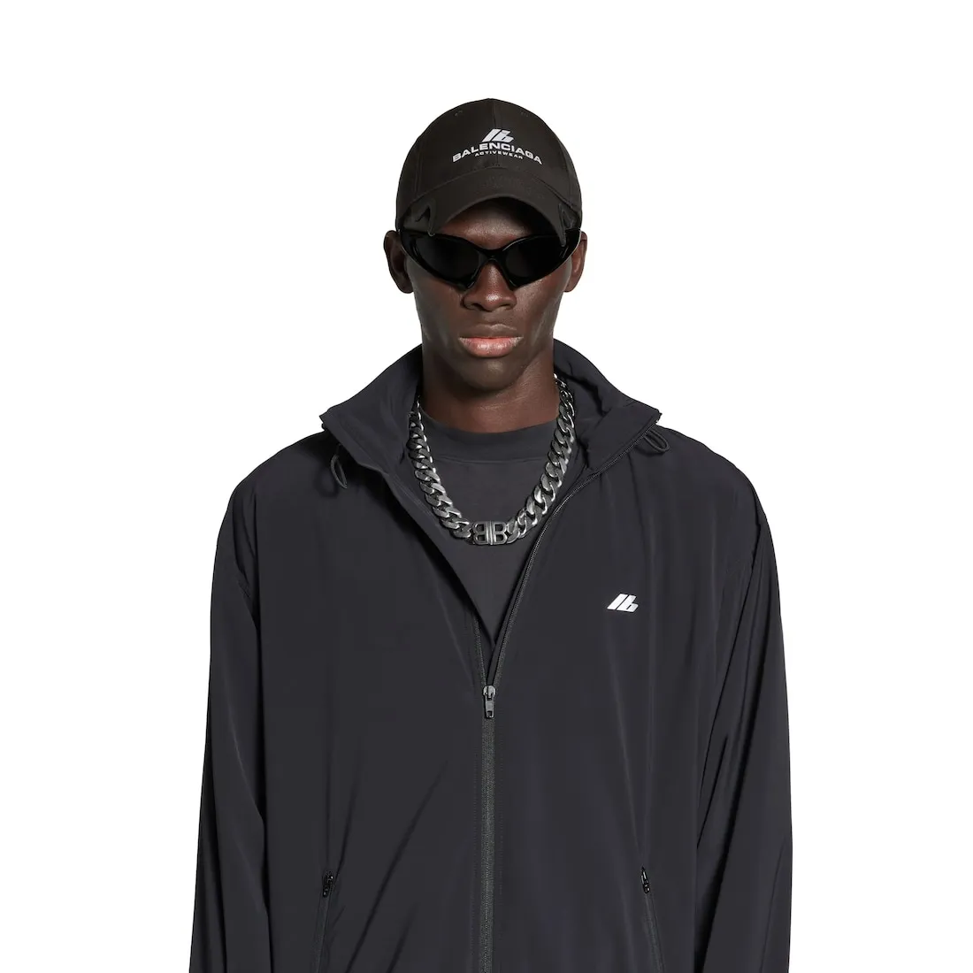      Activewear Windbreaker in Black 