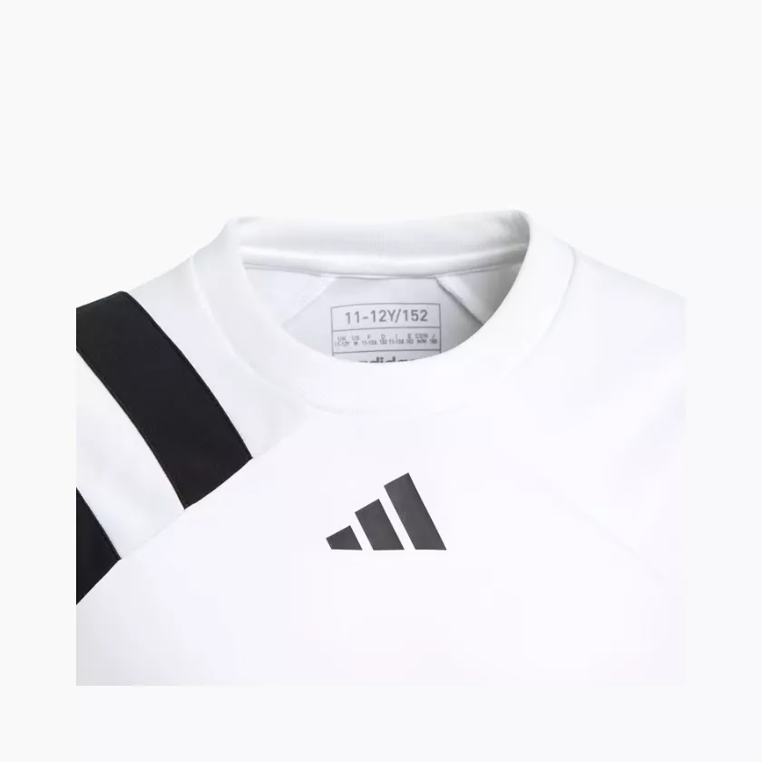 Adidas Fortore 23 Kids Unisex Football Jersey (10-14 Years)-White/Black