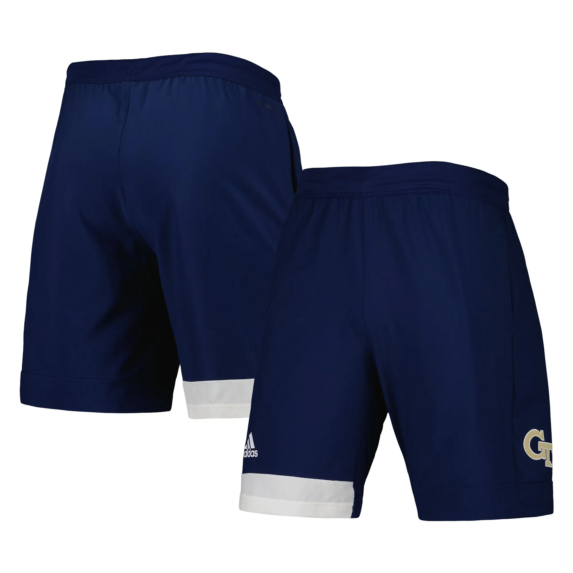 adidas Georgia Tech Yellow Jackets Navy Training Shorts