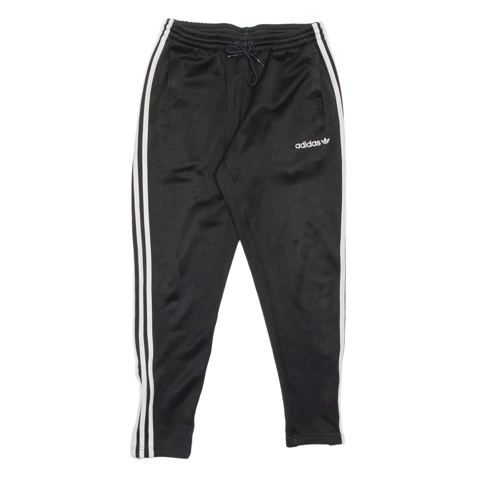 ADIDAS Mens Joggers Black Tapered M W26 L27