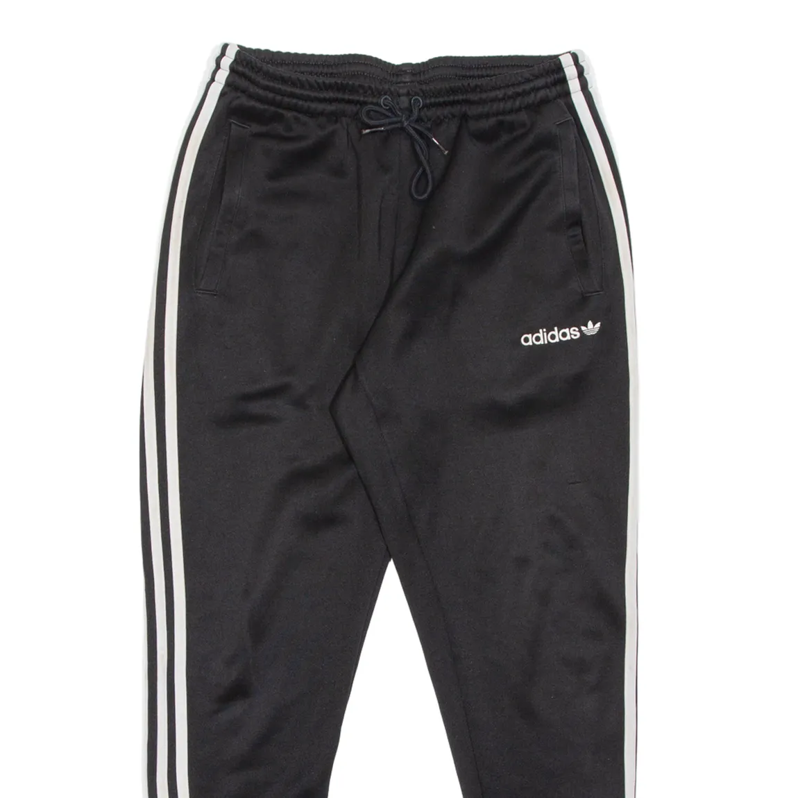 ADIDAS Mens Joggers Black Tapered M W26 L27