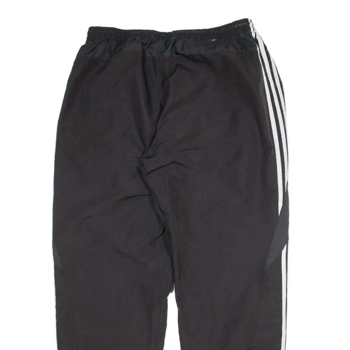 ADIDAS Mesh Linen Mens Joggers Black Tapered XL W38 L32