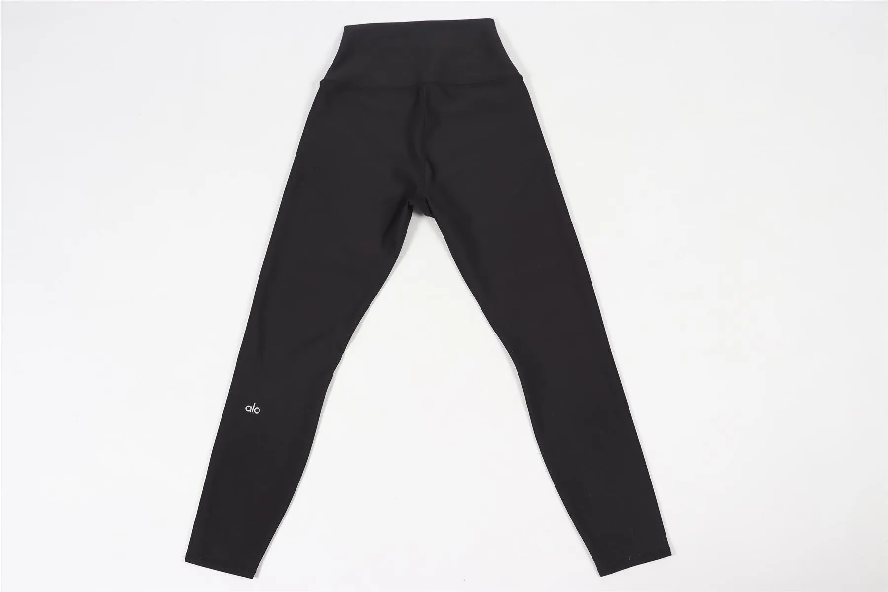 ALO YOGA BLACK JERSEY LEGGINGS SMALL