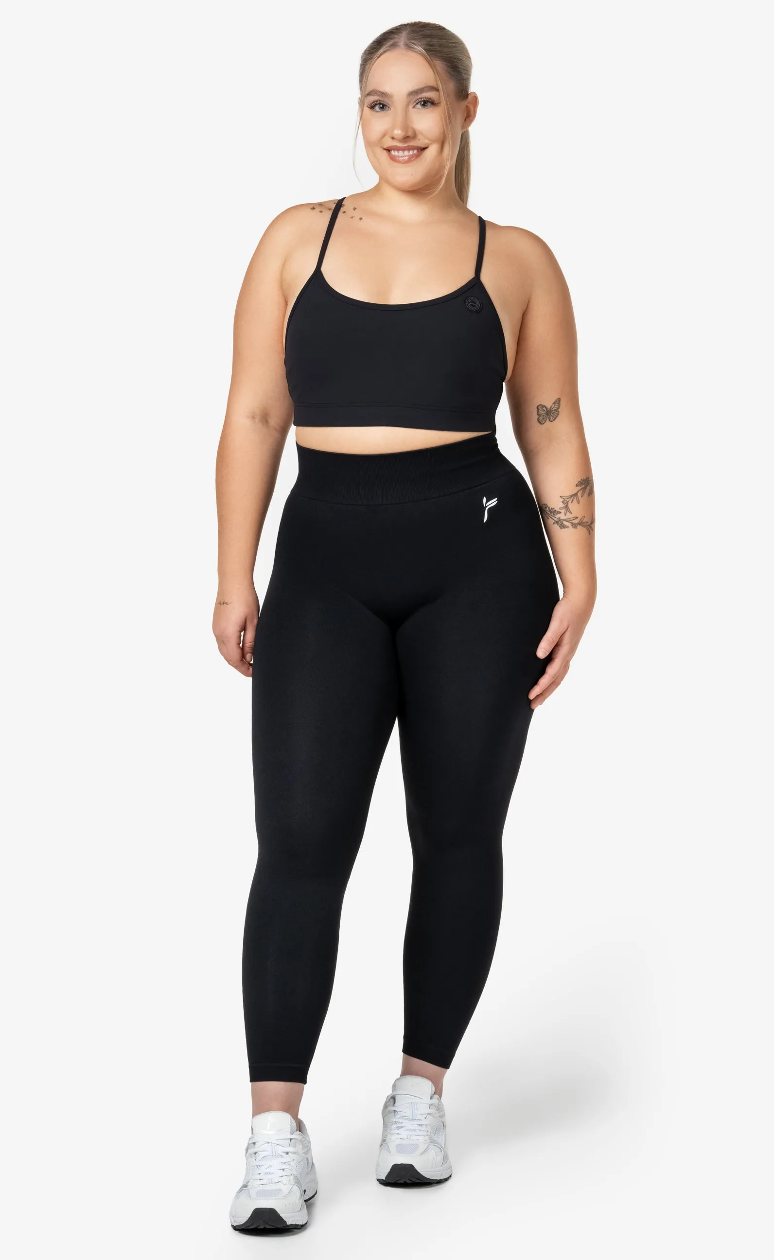 Black Lunge Scrunch Leggings