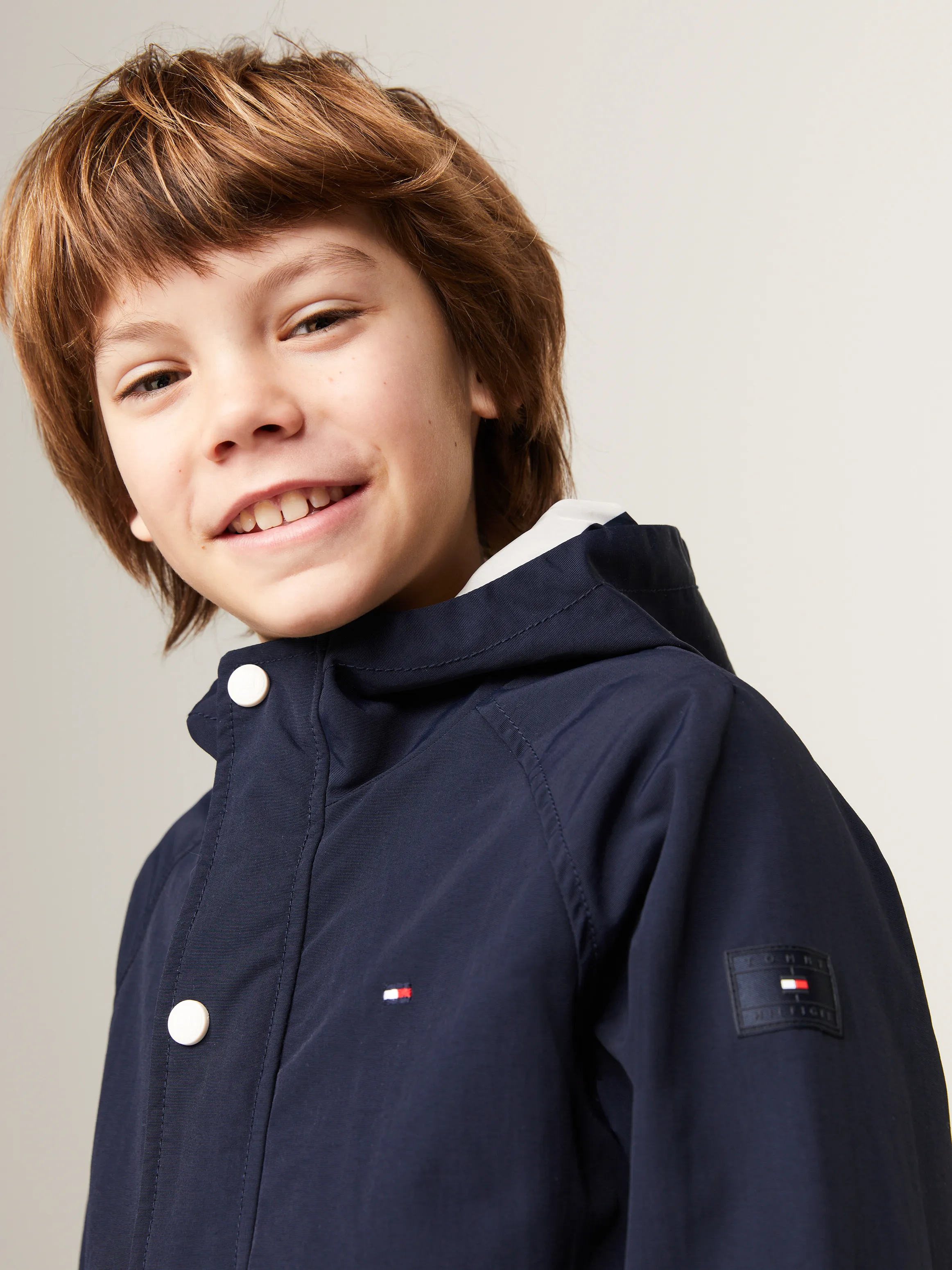 Boys 3-7 Lightweight Hooded Parka | Coats & Jackets | Tommy Kids