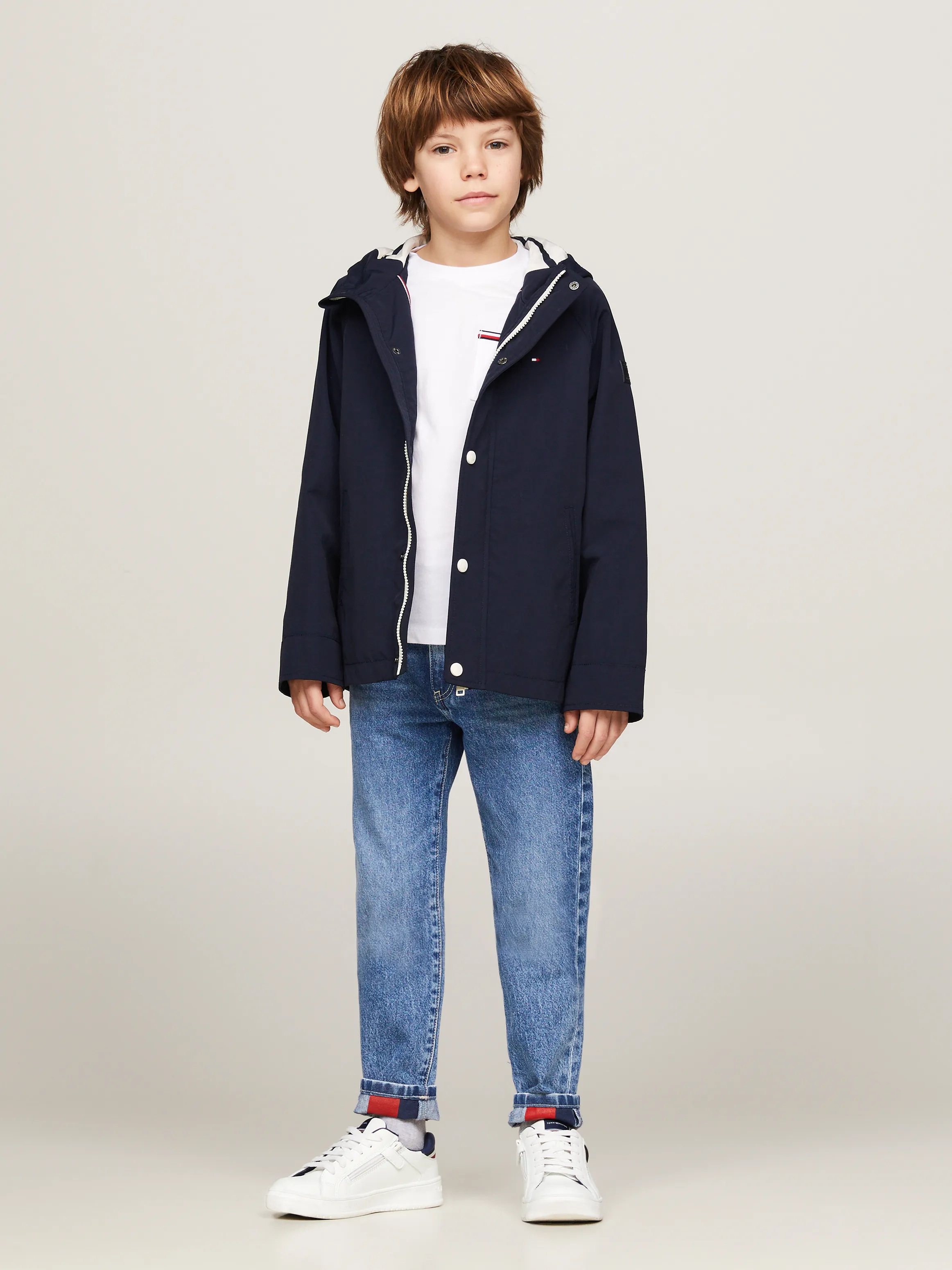 Boys 3-7 Lightweight Hooded Parka | Coats & Jackets | Tommy Kids