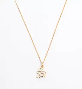 Capital Letter Charm Necklace