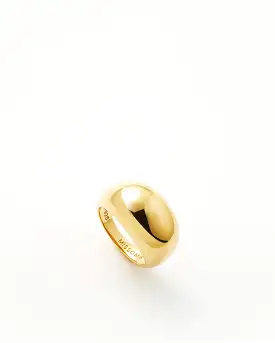 CHUBBY DOME RING / GOLD