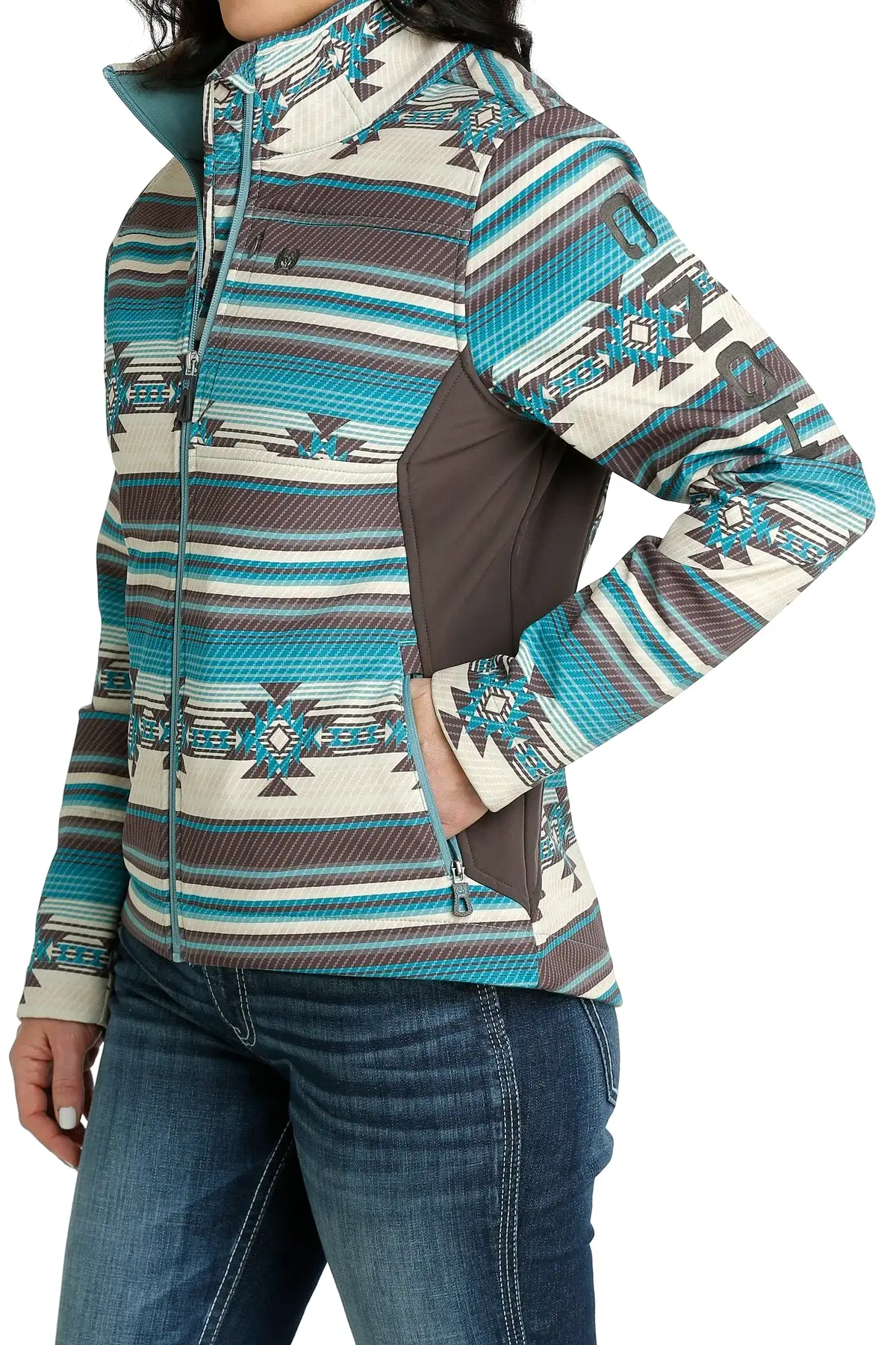 'Cinch' Women's Concealed Carry Bonded Jacket - Green