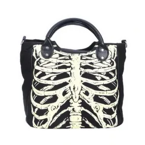 CLEARANCE / Skeleton Bones Print Bags / Rock Designer Female Casual Bags