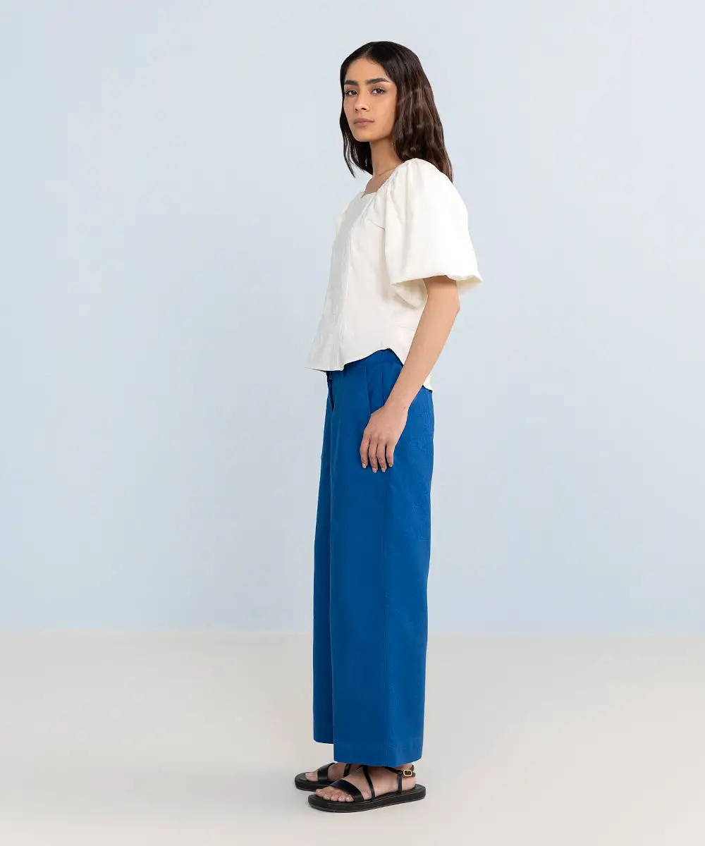 Cotton Jacquard Culottes