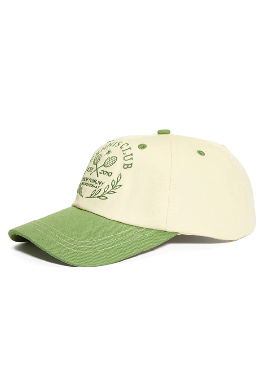 Court Green/Wheat Tennis Club hat