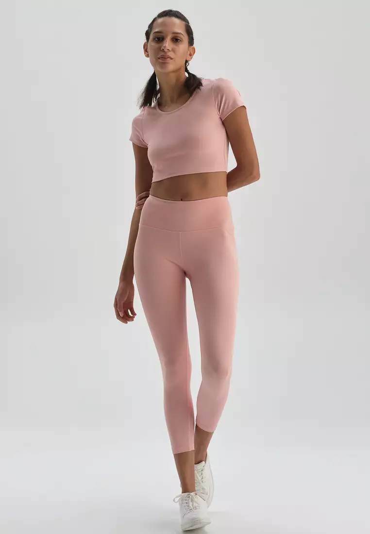 DAGİ Pink Legging, Slim Fit, Activewear for Women