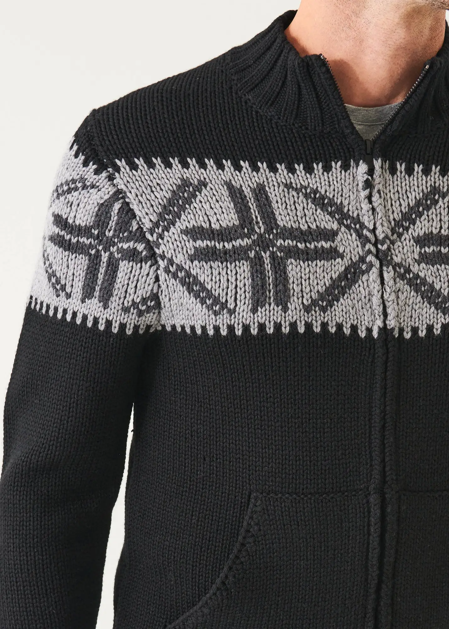 FAIRISLE ZIP-UP CARDIGAN