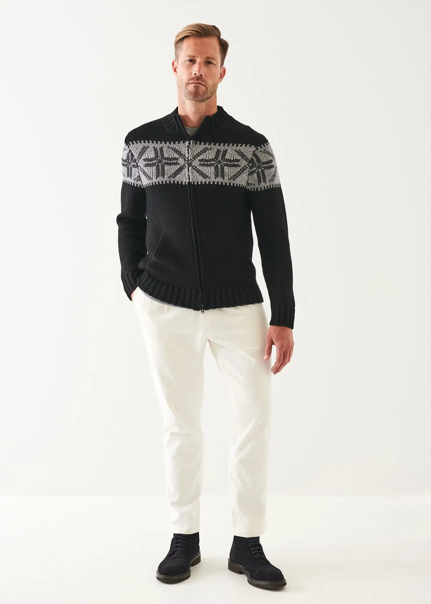 FAIRISLE ZIP-UP CARDIGAN