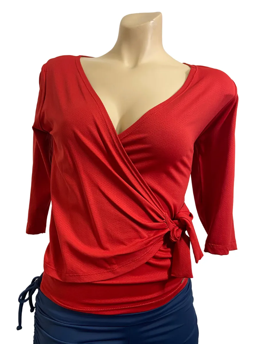 Final Sale! Bia Brazil Activewear Crossover Wrap Top TT802