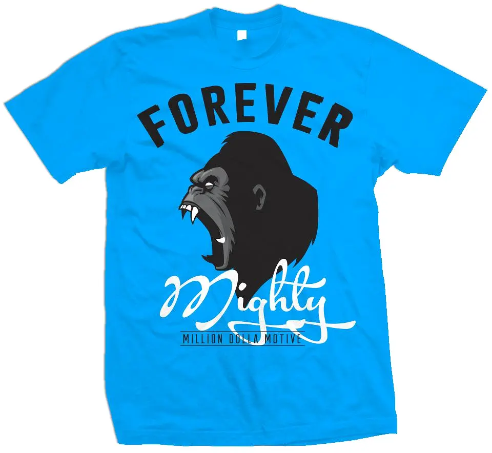 Forever Mighty - Turquoise Blue T-Shirt