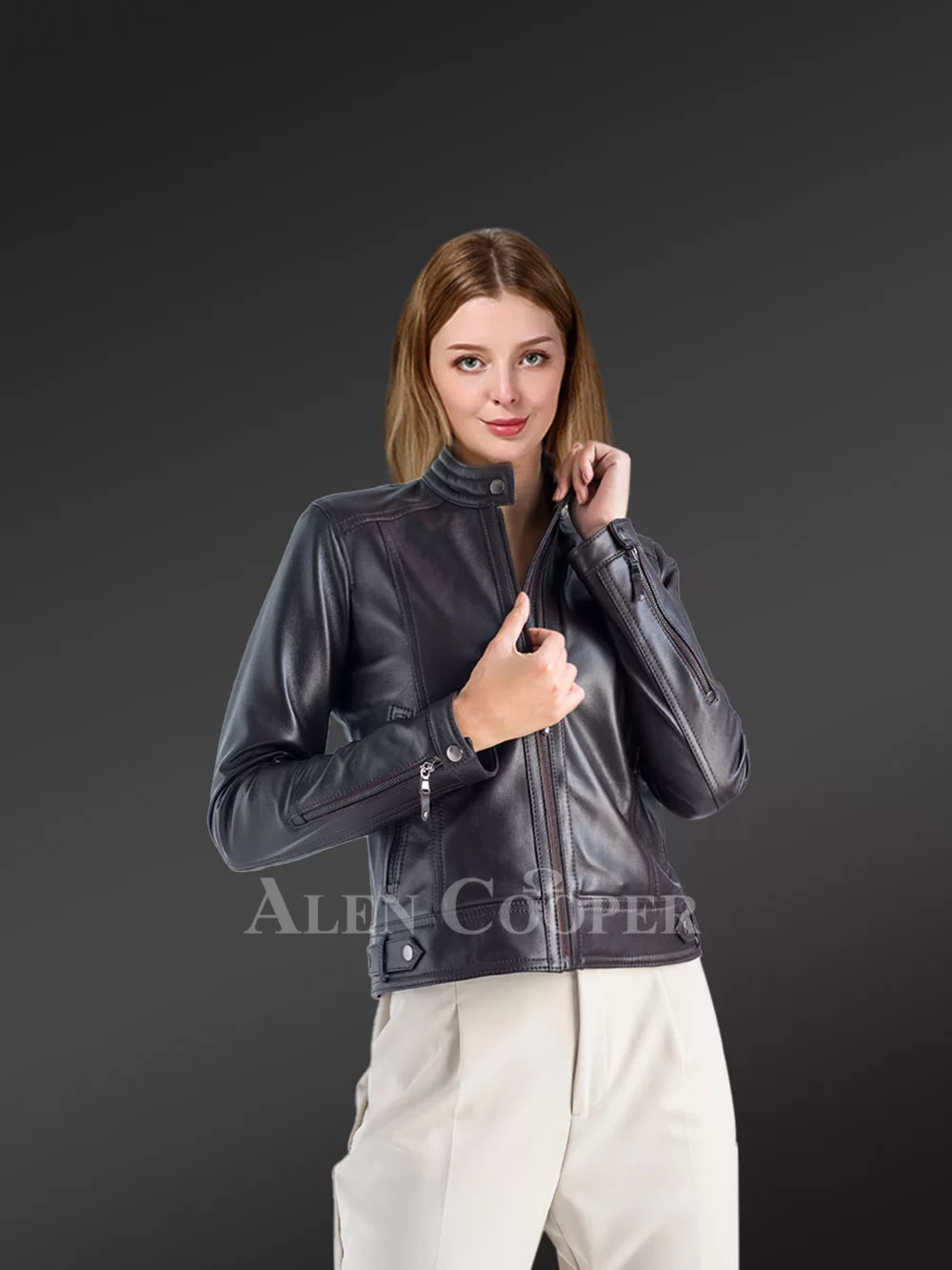 Genuine Leather Jackets in Black for Tasteful Ladies