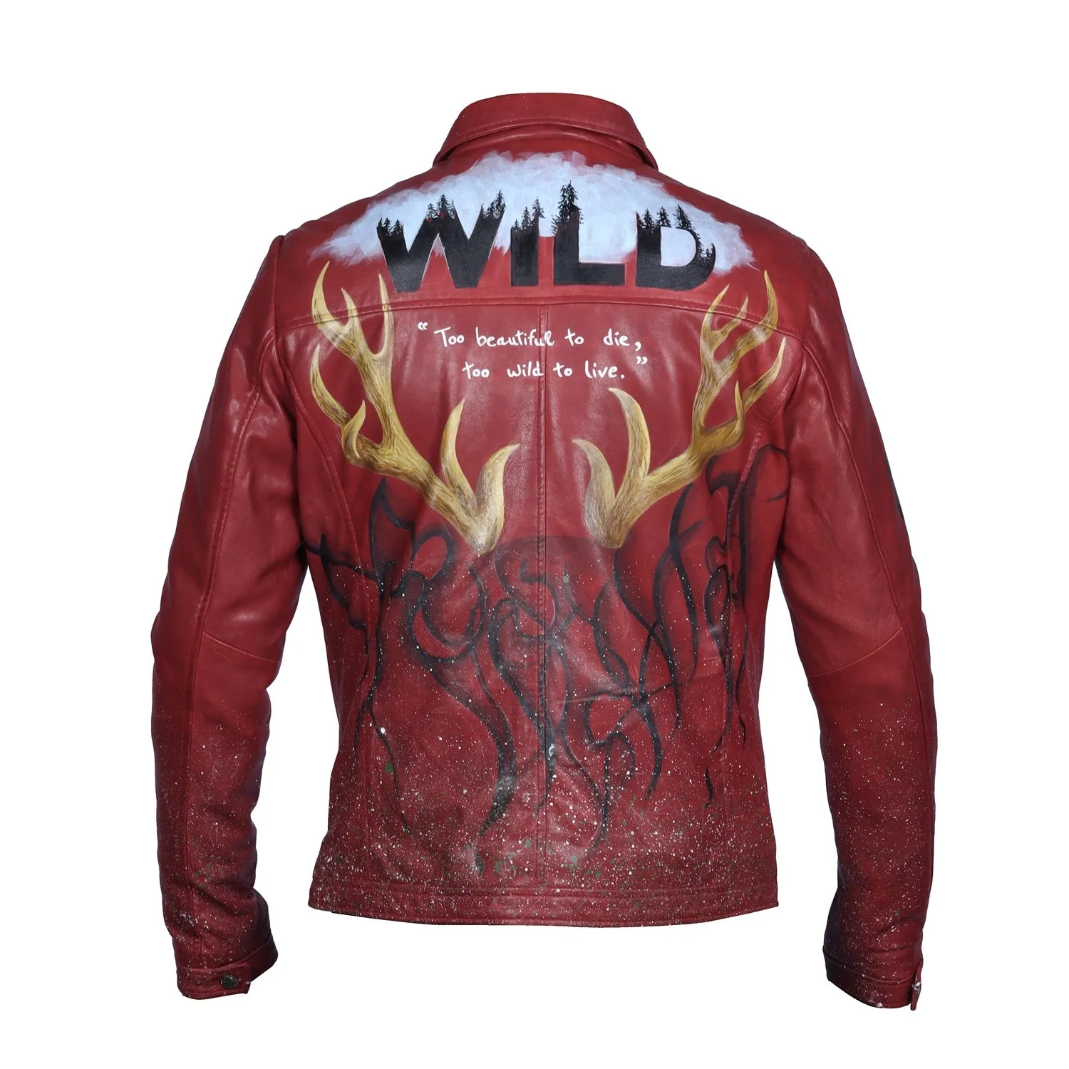 Hand-Paint Service on Leather Jackets