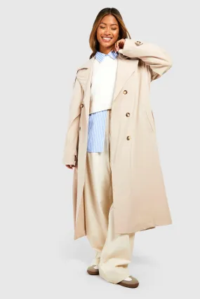 Jackets & Coats | Maxi Trench Coat | boohoo