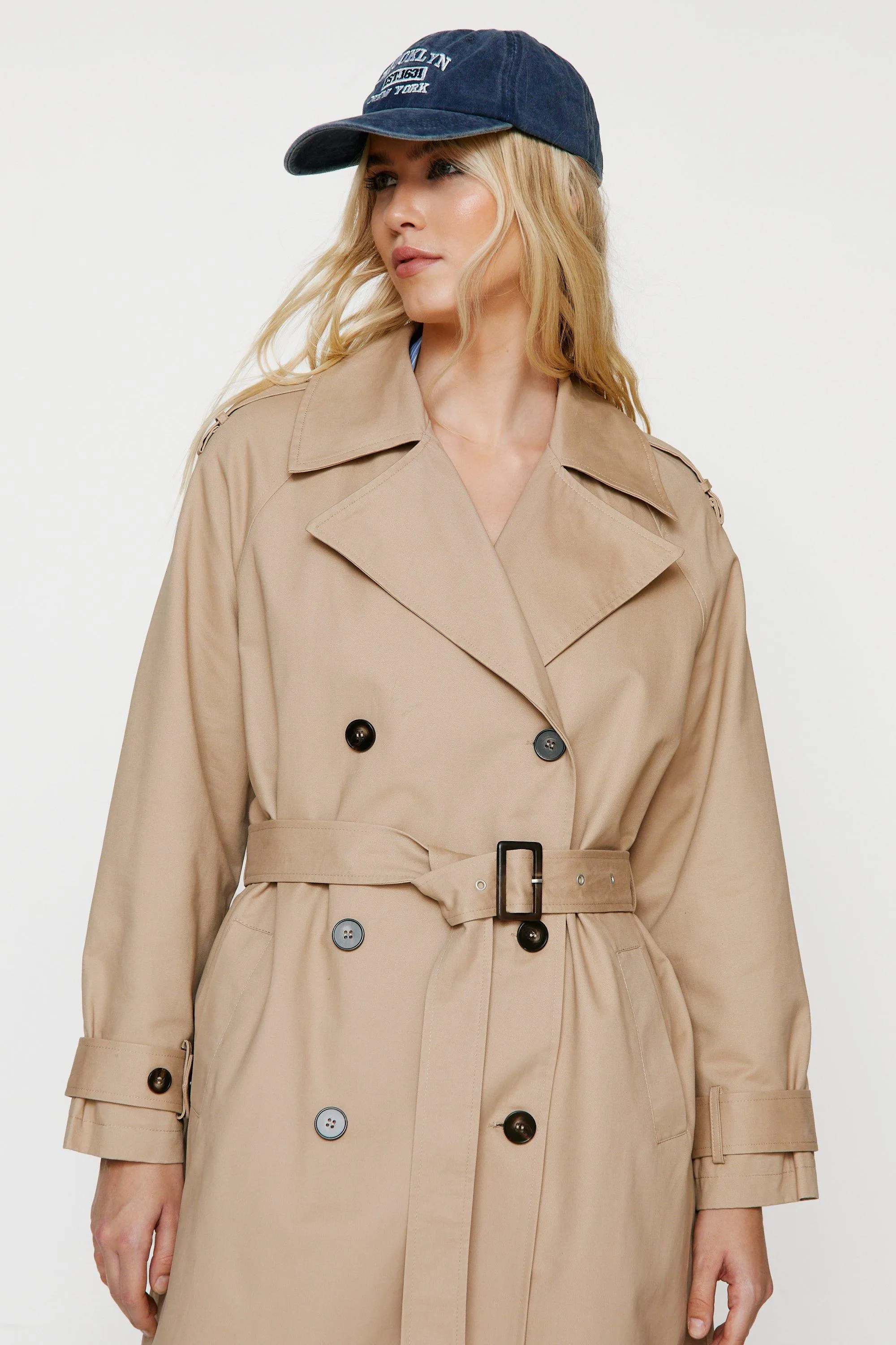 Jackets & Coats | Petite Essentials Trench Coat | NastyGal