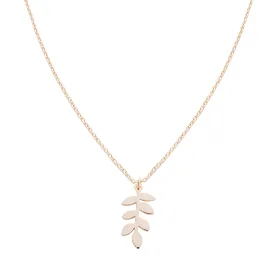 Magic Charm Fern Necklace (Gold)