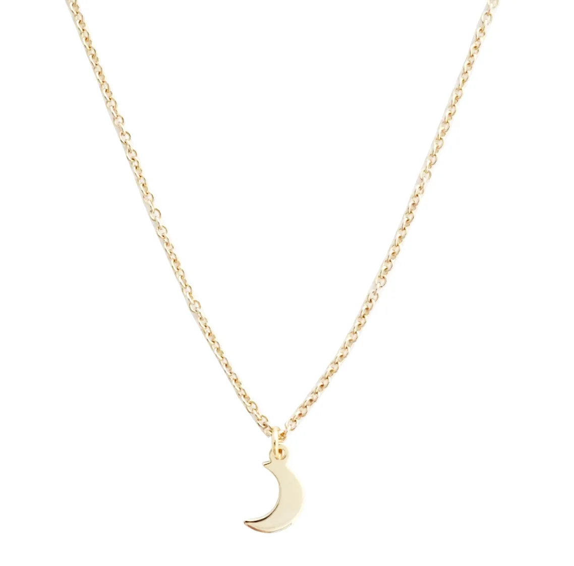 Magic Charm Moon Necklace (Gold)