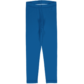 Maxomorra Blue Organic Cotton Solid Leggings