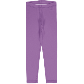 Maxomorra Purple Organic Cotton Solid Leggings