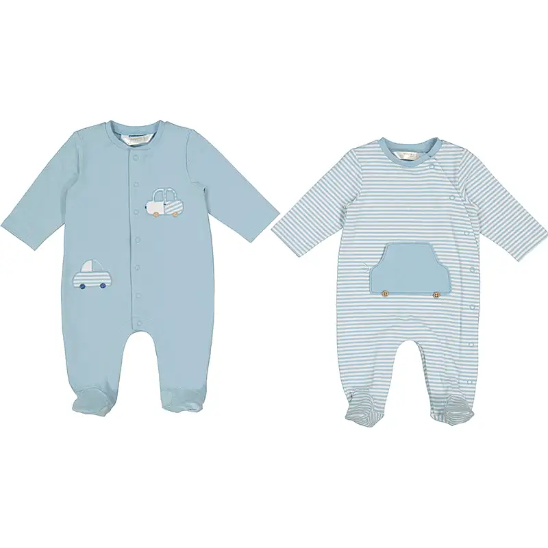 Mayoral Baby Turquoise Onesie Set of Two _ 1726-41