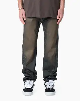 MNML V380 Baggy Denim Jeans Rust