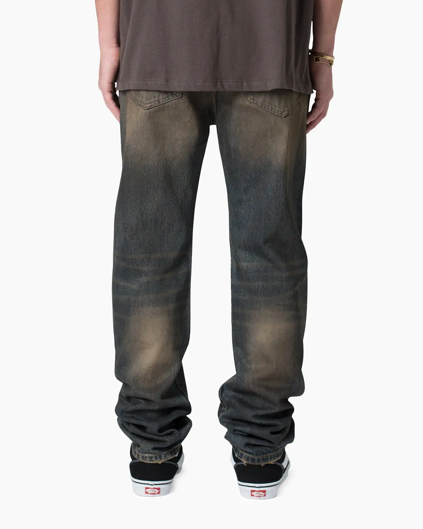 MNML V380 Baggy Denim Jeans Rust