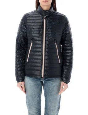 MONCLER GRENOBLE Women's Black Puff Jacket with Down Filling and Zip Closure for SS24