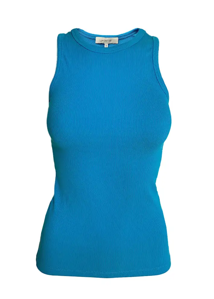 Munthe A-Peach Top - Turquoise