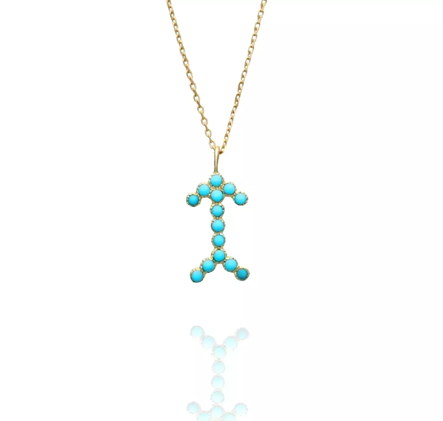 NAYLA SHAMI Turquoise Arrow Necklace