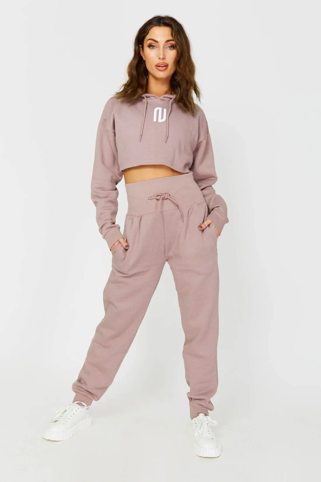 New Mauve Deep Waistband Joggers