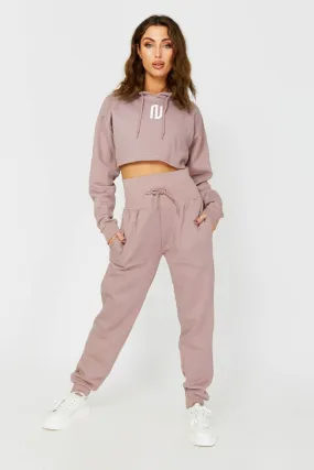 New Mauve Deep Waistband Joggers