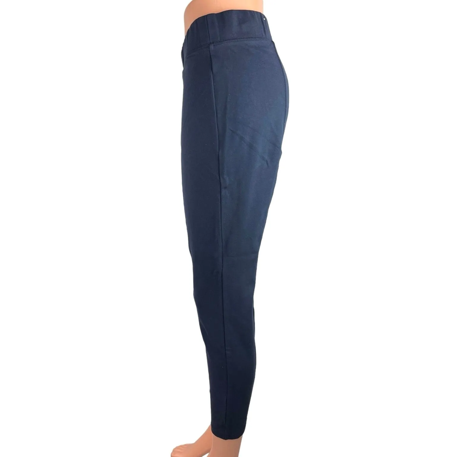 Old Navy Womens Blue Pull On Elastic Waist Activewear Ankle Trouser Pant Size M