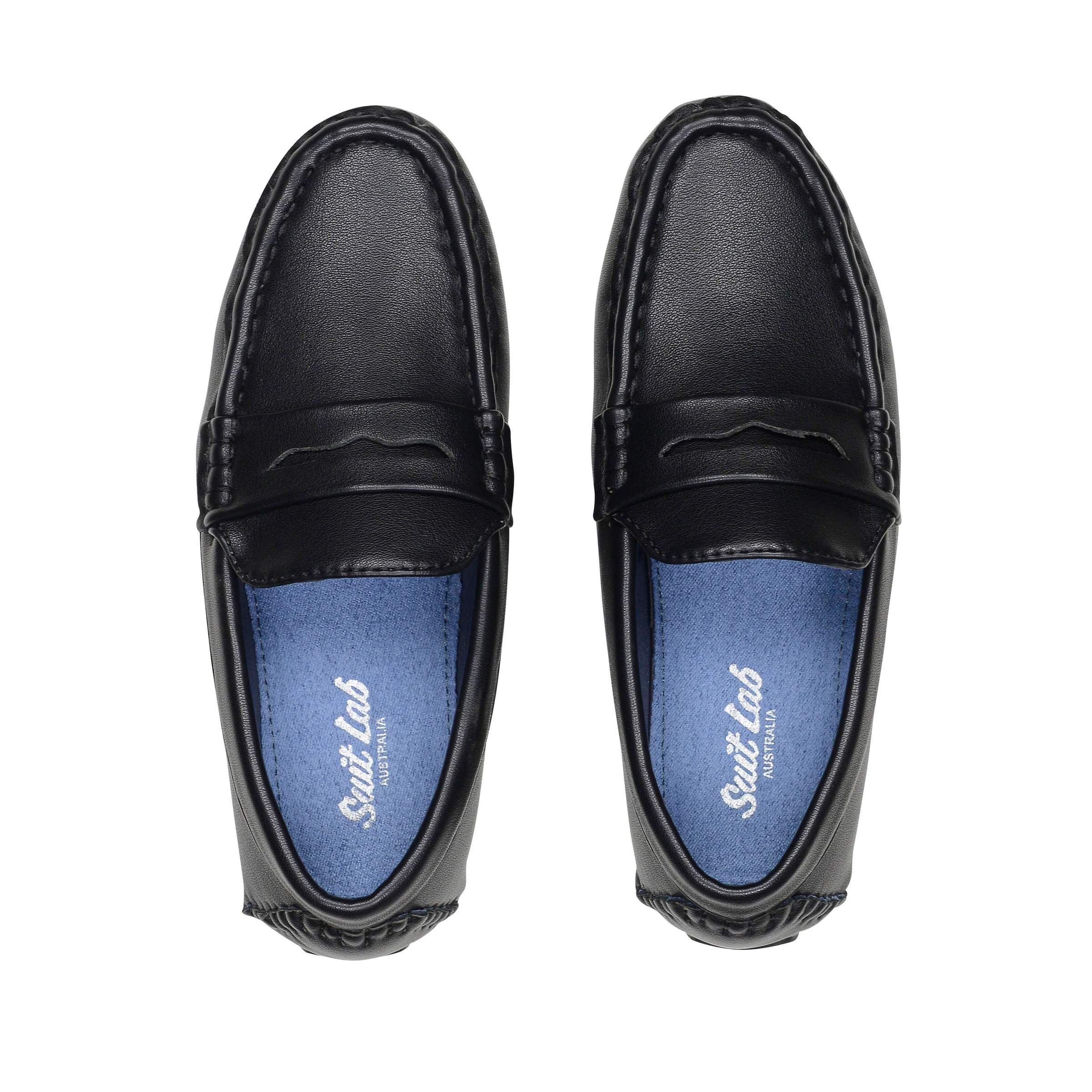 Oslo Leather Loafers - Black