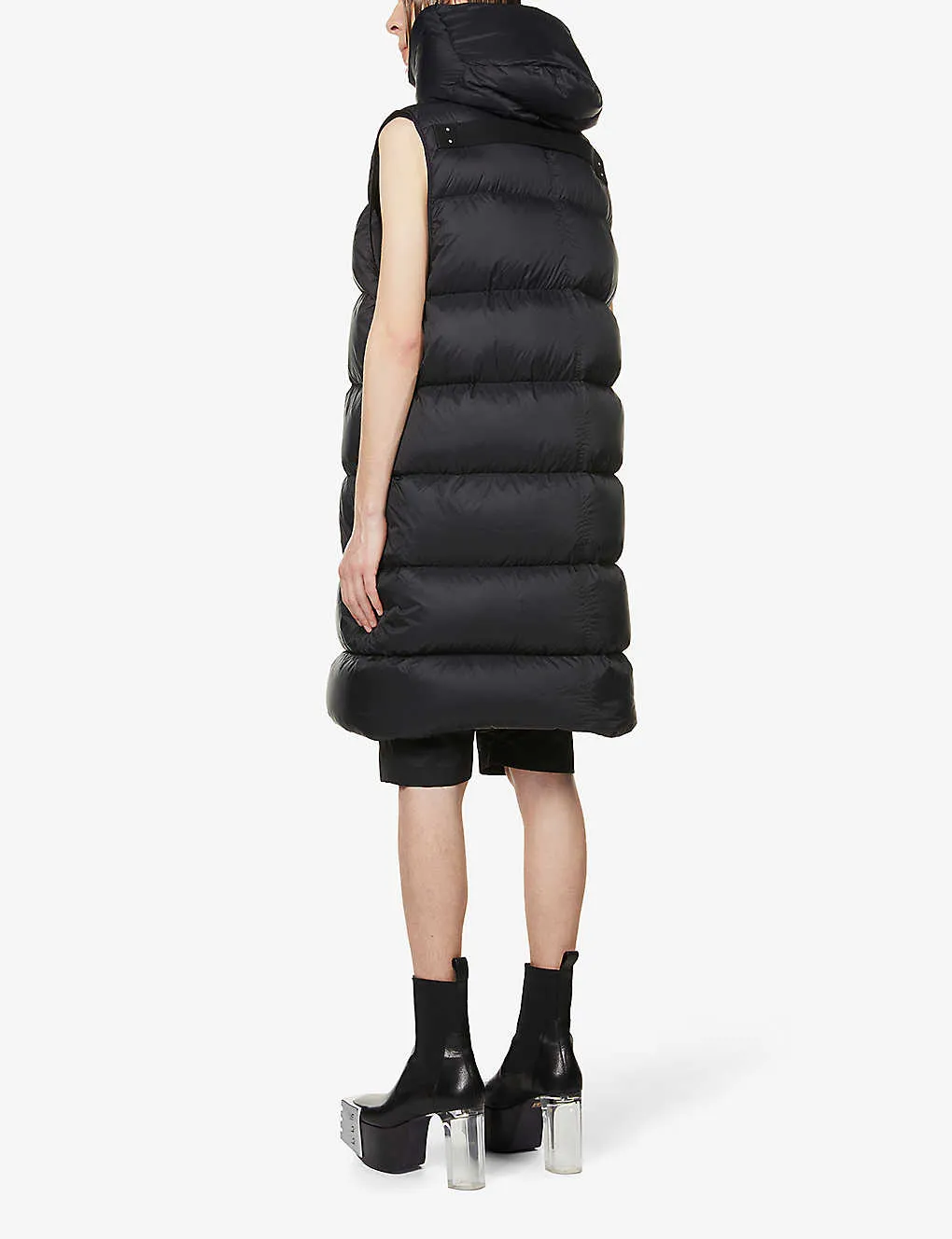 Padded Sleeveless Shell Down Vest | The Puffer Jackets