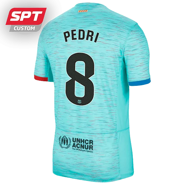 PEDRI #8 Barcelona Adults 3rd Jersey - 2023/24