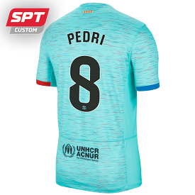 PEDRI #8 Barcelona Adults 3rd Jersey - 2023/24