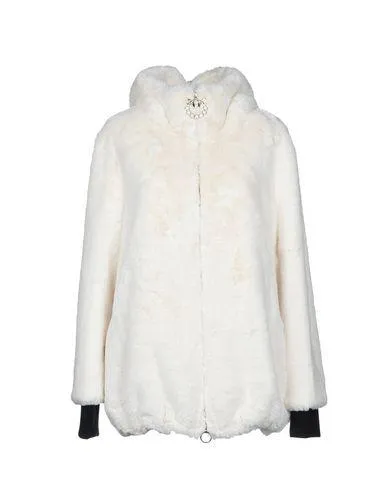 Pinko Women Faux fur Ivory 6 UK