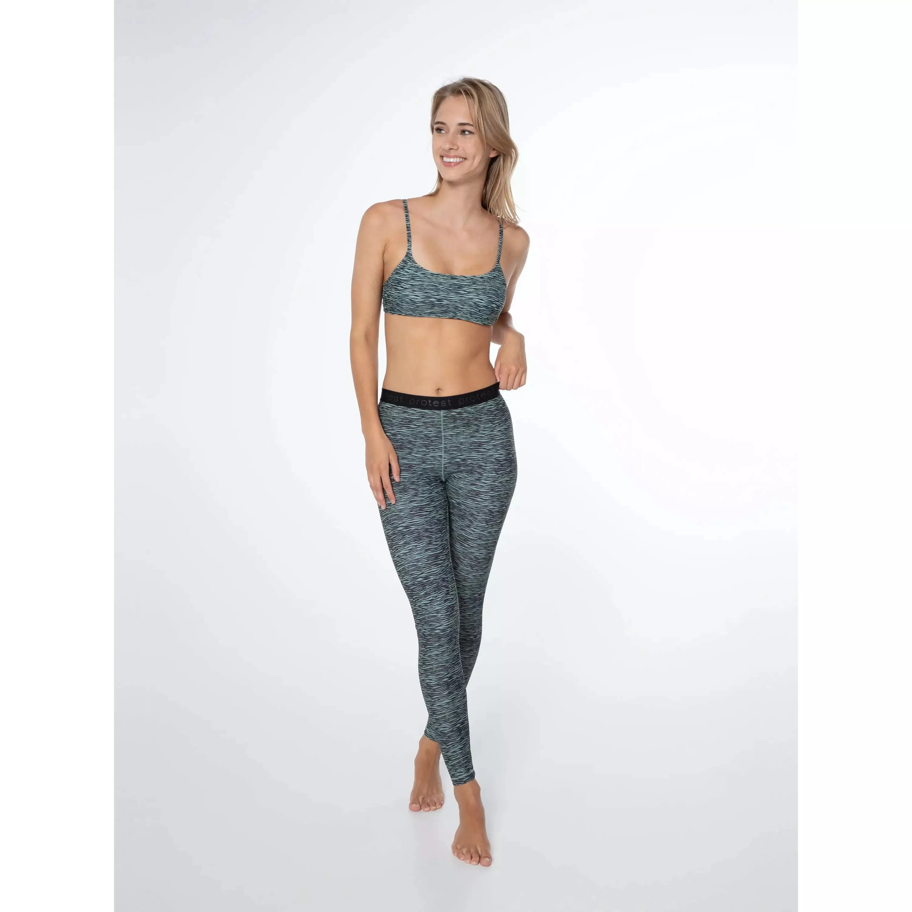 Protest SUP / Surf leggings - Baygreen Zebra