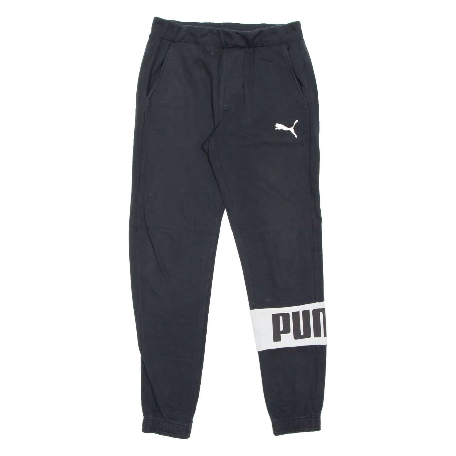 PUMA Womens Joggers Black Skinny M W30 L30