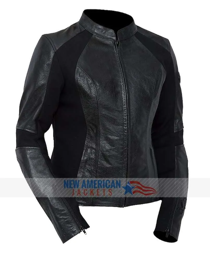 Rebecca Ferguson Leather Jacket - New American Jackets