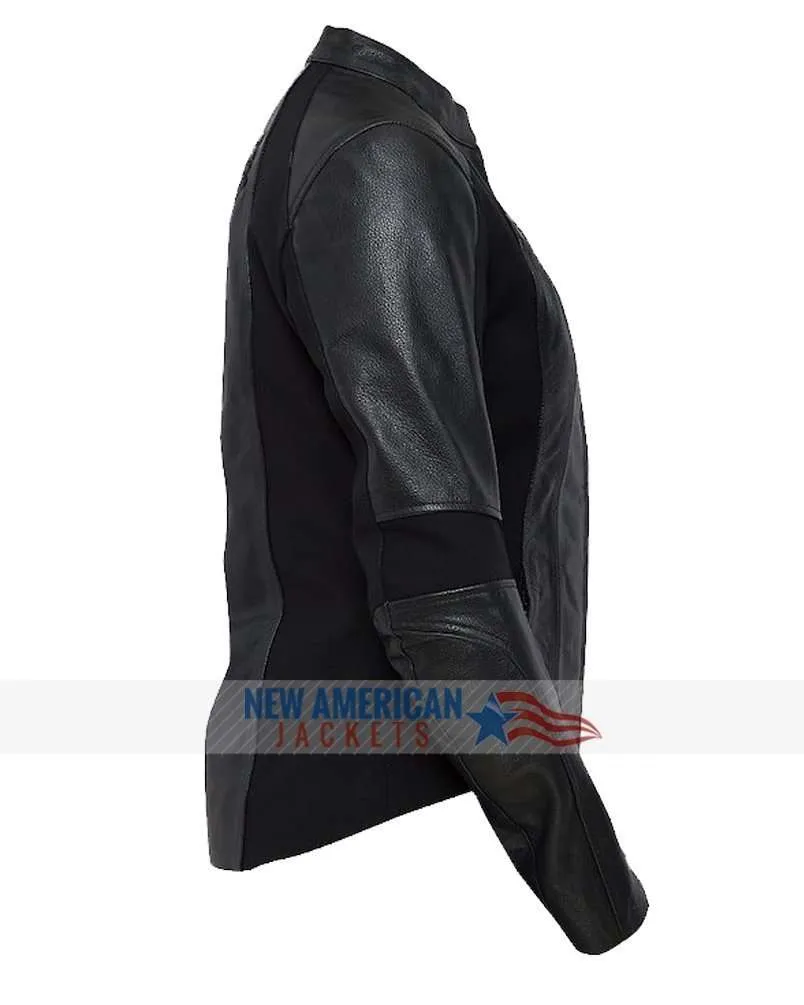 Rebecca Ferguson Leather Jacket - New American Jackets