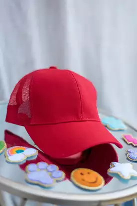 Red Basic Trucker Cap