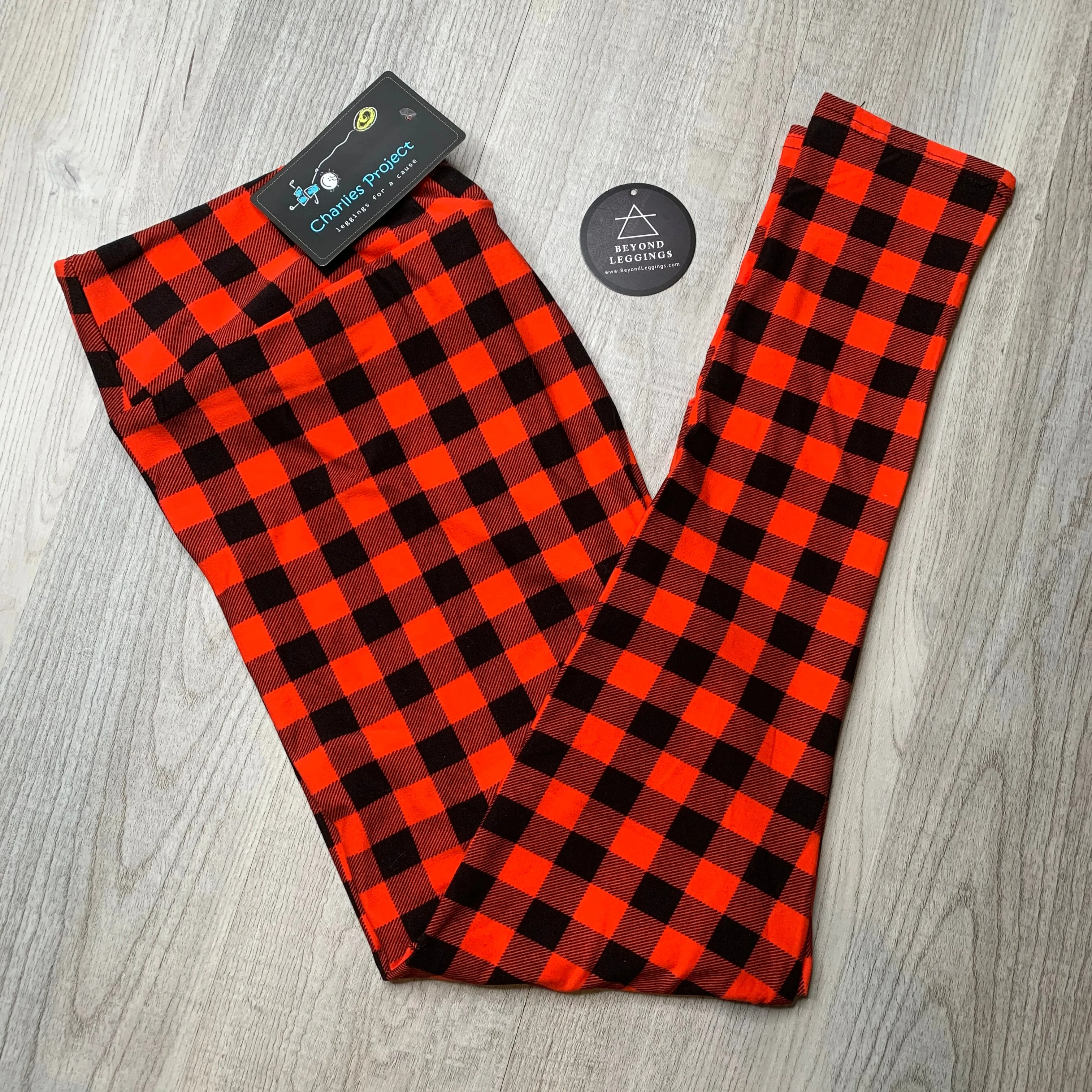 Red Buffalo Plaid Soft Leggings