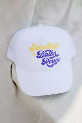 Saturdays In Baton Rouge Trucker Cap